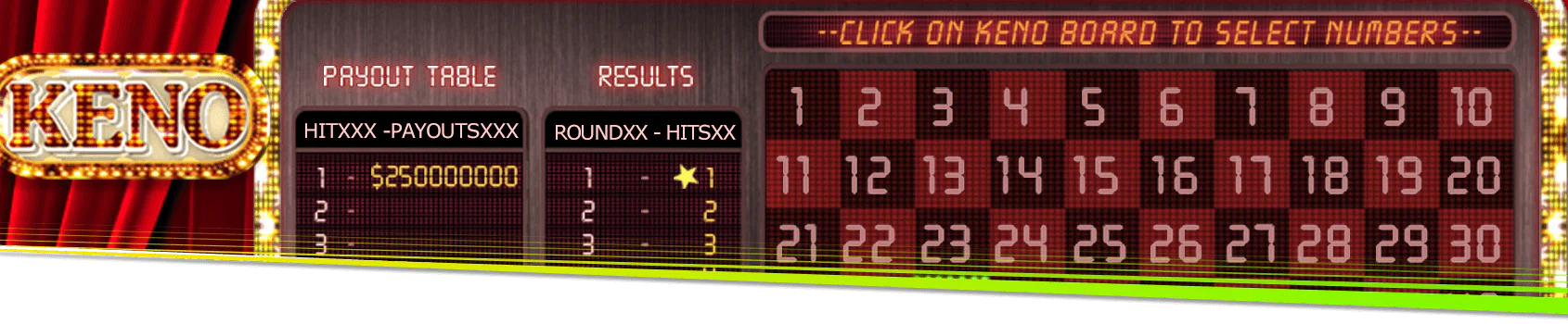 Keno online